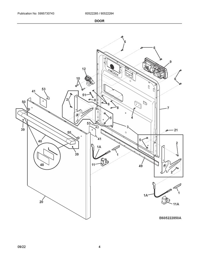 Diagram for 605222850A