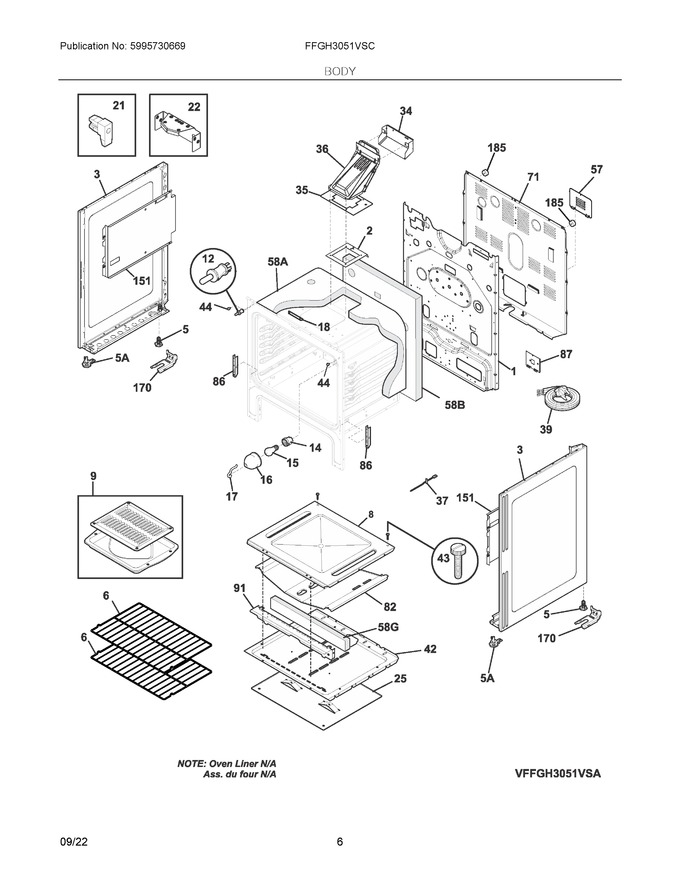 Diagram for FFGH3051VSC