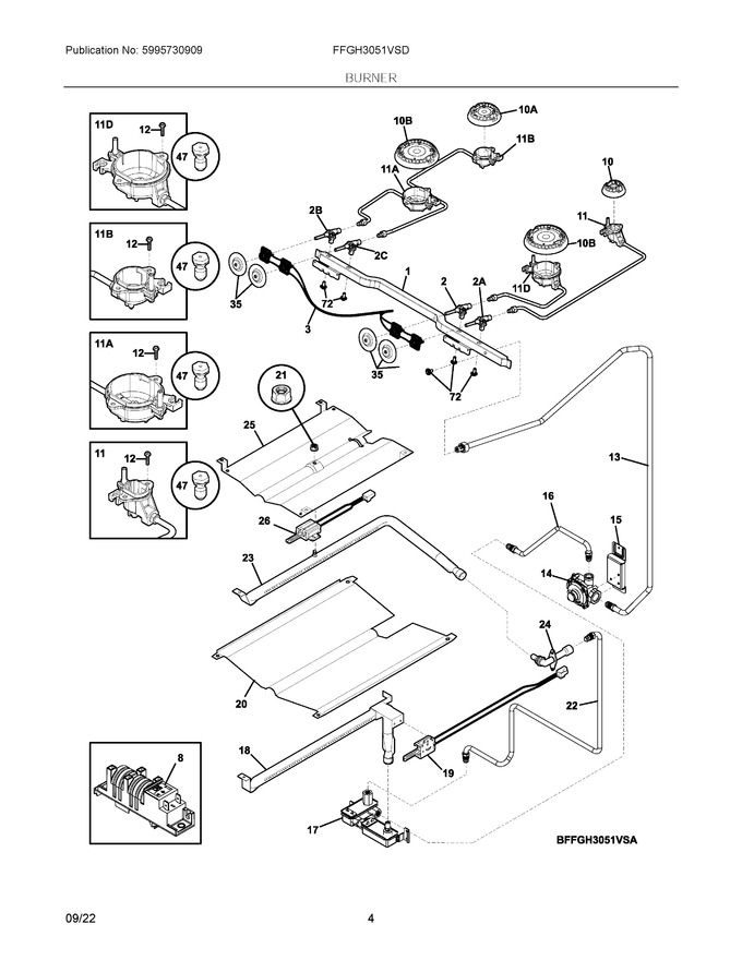 Diagram for FFGH3051VSD