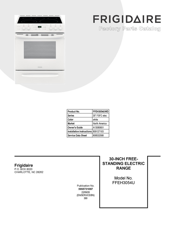 Diagram for FFEH3054UWD