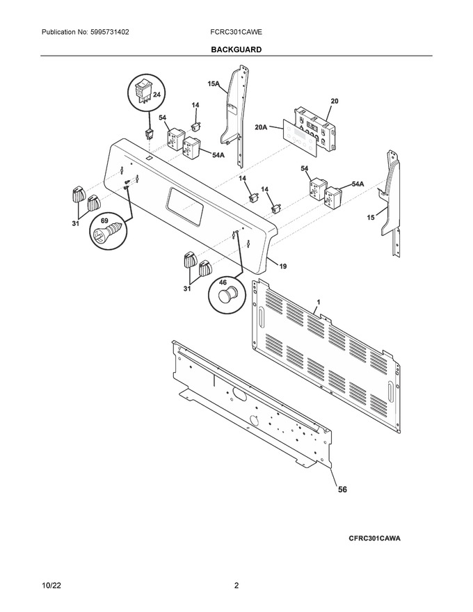 Diagram for FCRC301CAWE