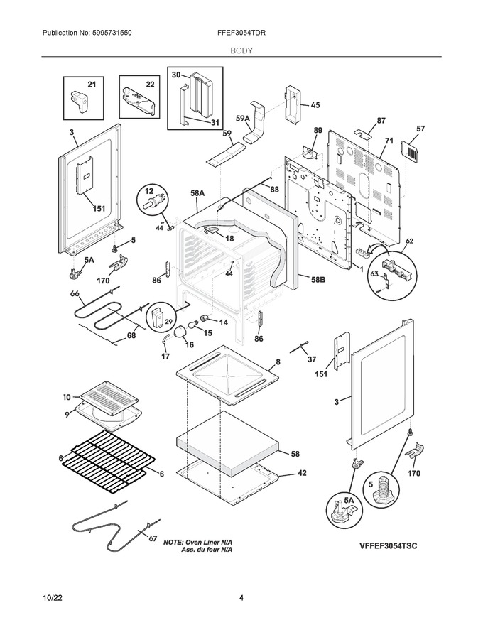 Diagram for FFEF3054TDR