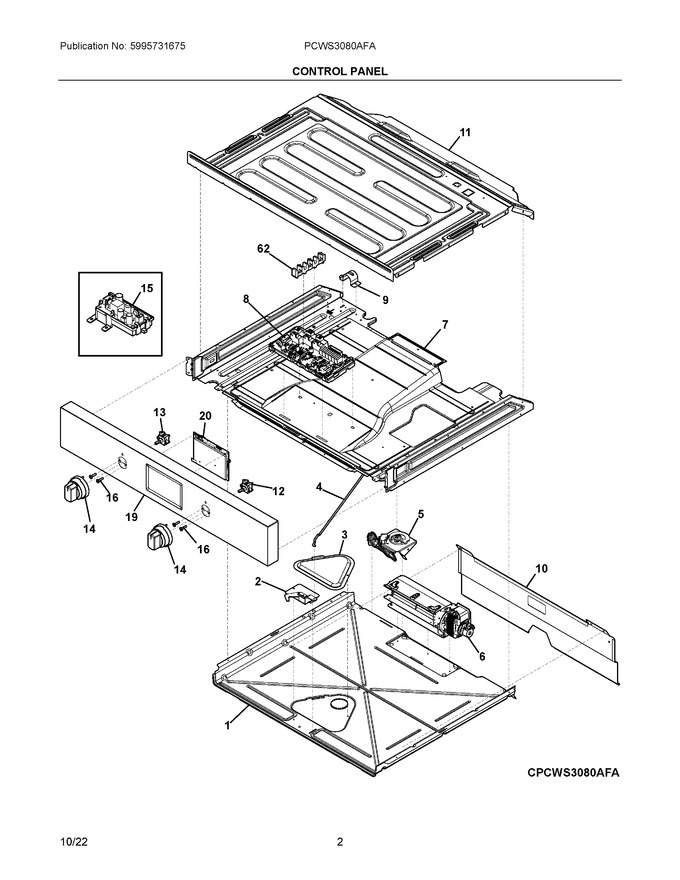 Diagram for PCWS3080AFA