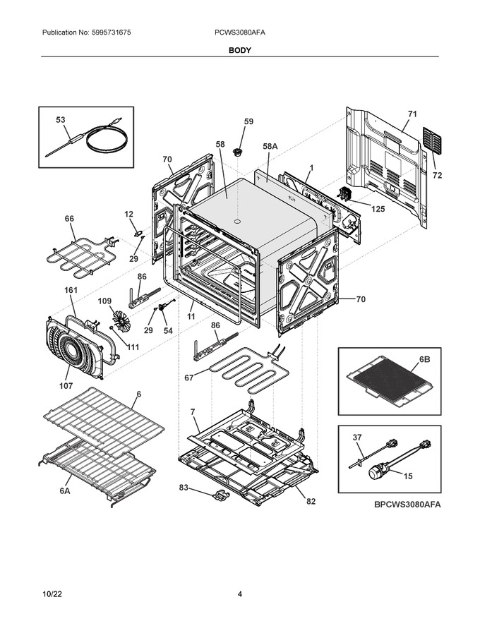 Diagram for PCWS3080AFA