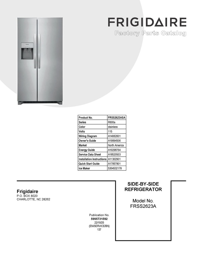 Diagram for FRSS2623ASA