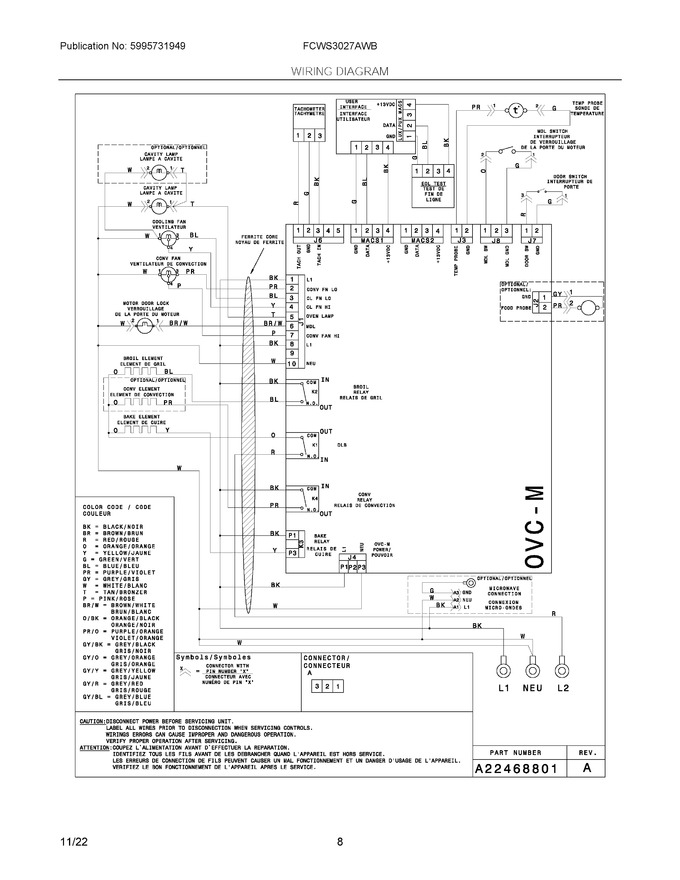 Diagram for FCWS3027AWB