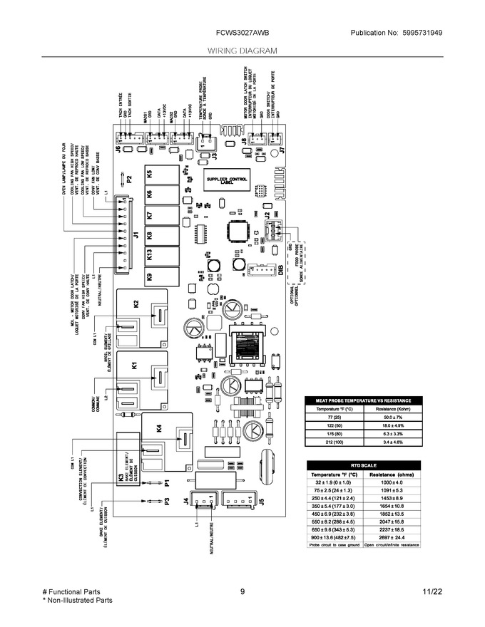 Diagram for FCWS3027AWB