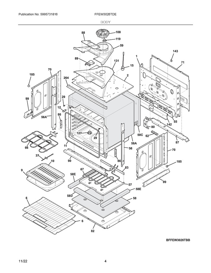 Diagram for FFEW3026TDE