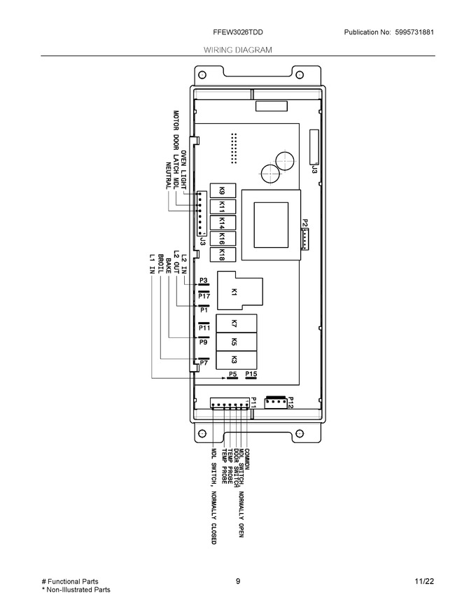 Diagram for FFEW3026TDD