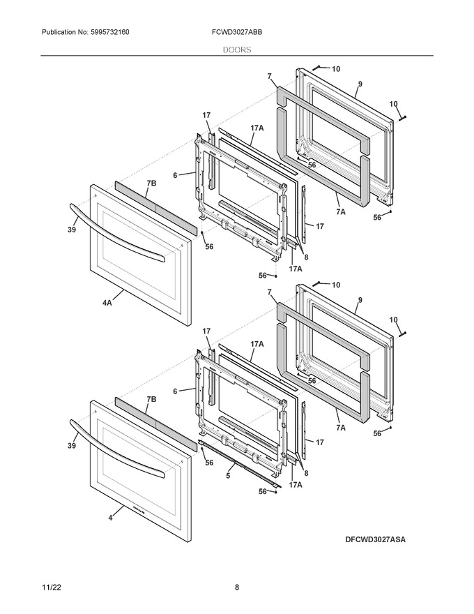 Diagram for FCWD3027ABB