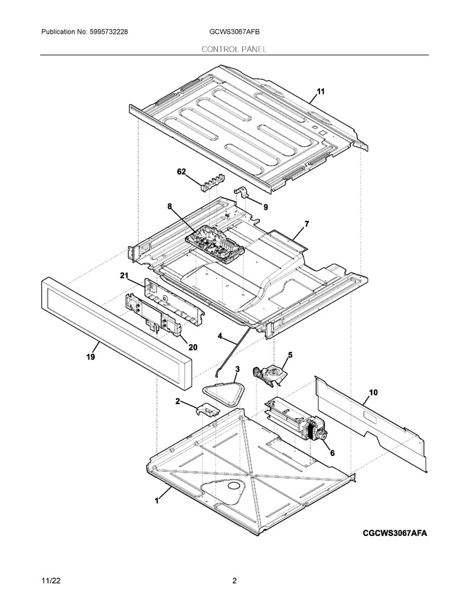 Diagram for GCWS3067AFB