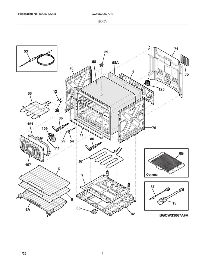 Diagram for GCWS3067AFB