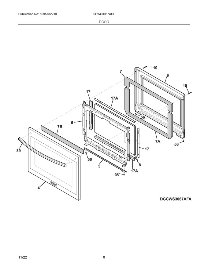 Diagram for GCWS3067ADB