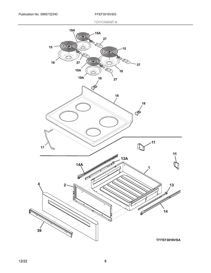 Diagram for FFEF3016VSG