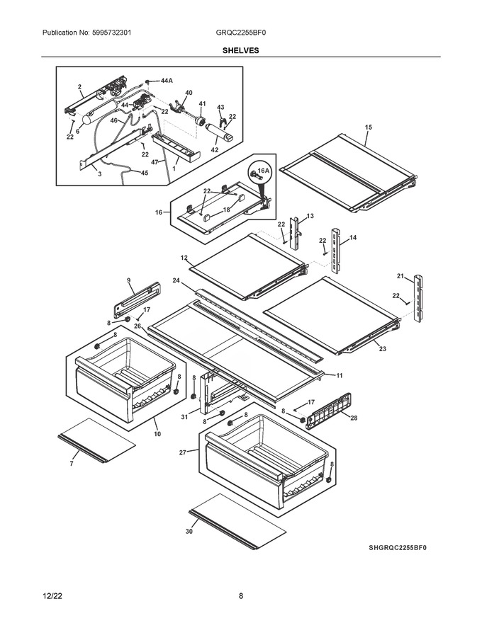 Diagram for GRQC2255BF0