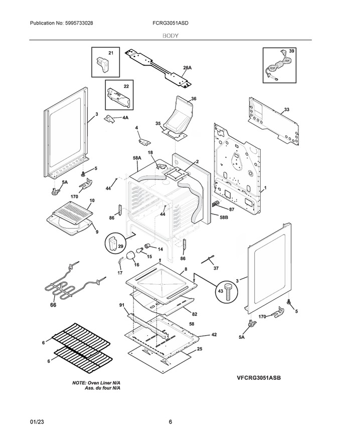 Diagram for FCRG3051ASD