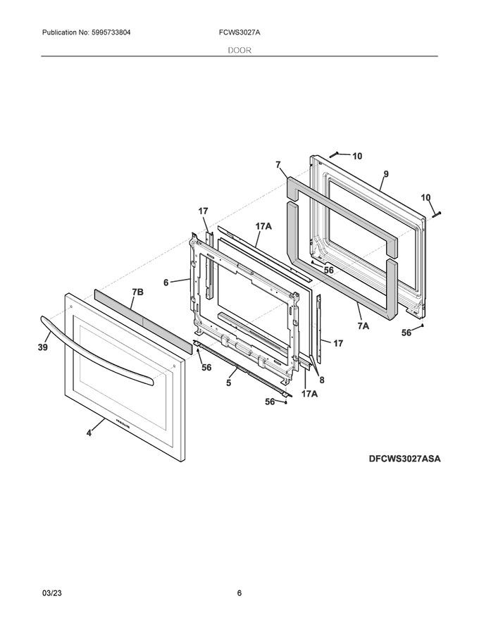 Diagram for FCWS3027ABC