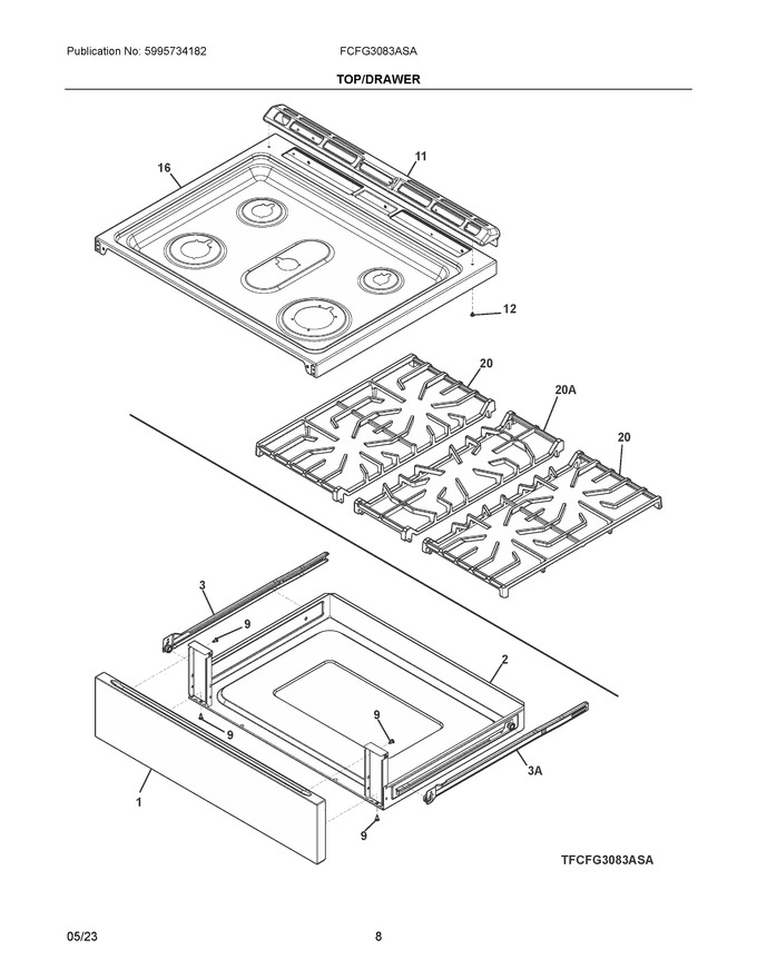 Diagram for FCFG3083ASA