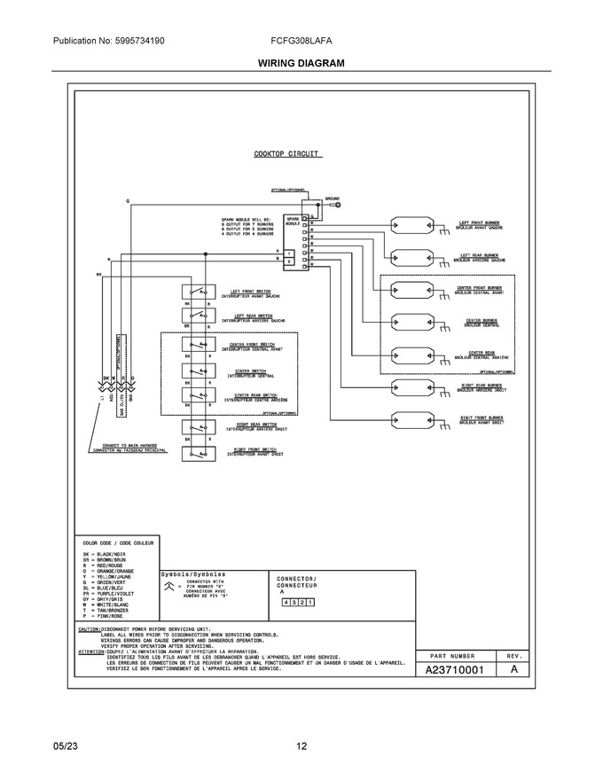 Diagram for FCFG308LAFA