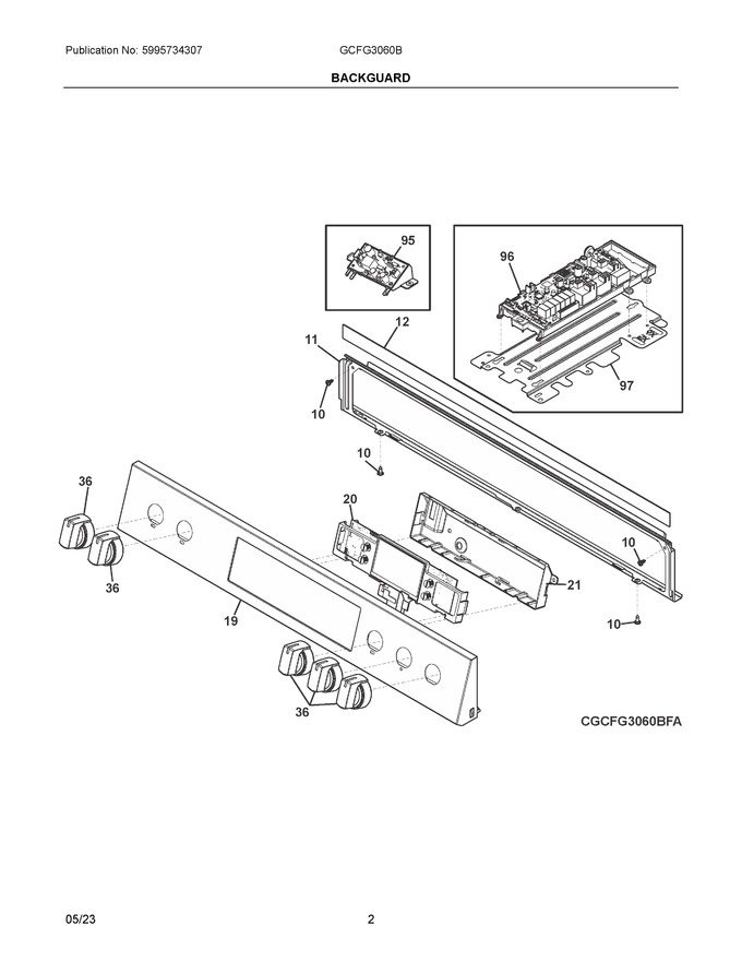 Diagram for GCFG3060BFA