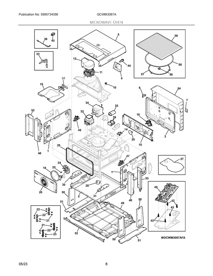 Diagram for GCWM3067AFB