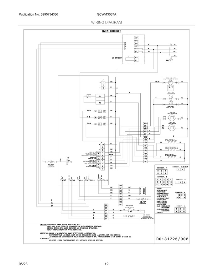 Diagram for GCWM3067AFB