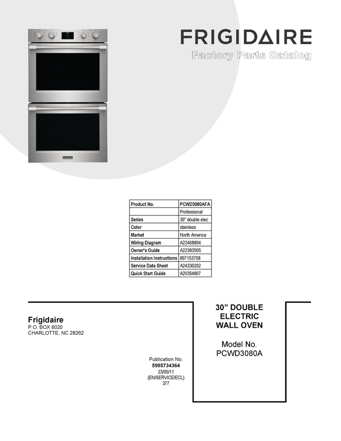 Diagram for PCWD3080AFA