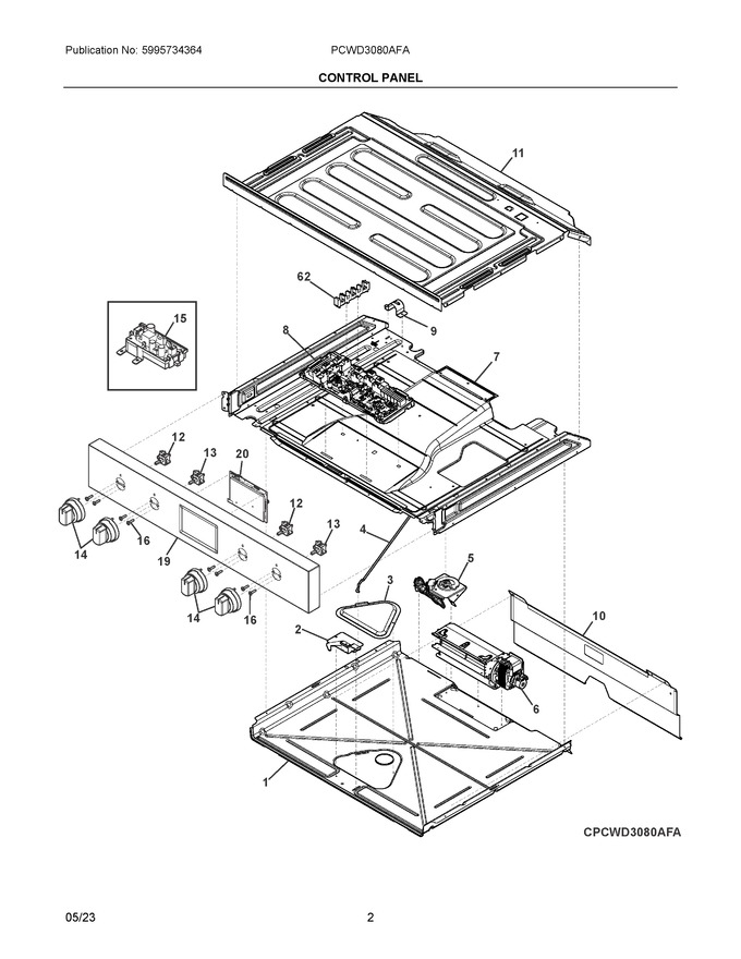 Diagram for PCWD3080AFA