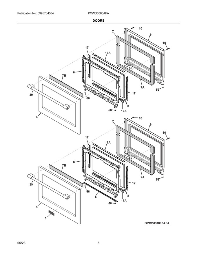 Diagram for PCWD3080AFA