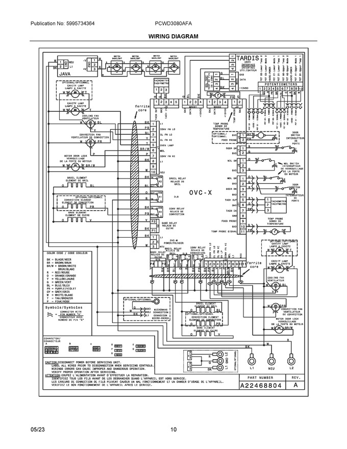 Diagram for PCWD3080AFA