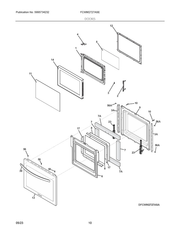 Diagram for FCWM2727ASE