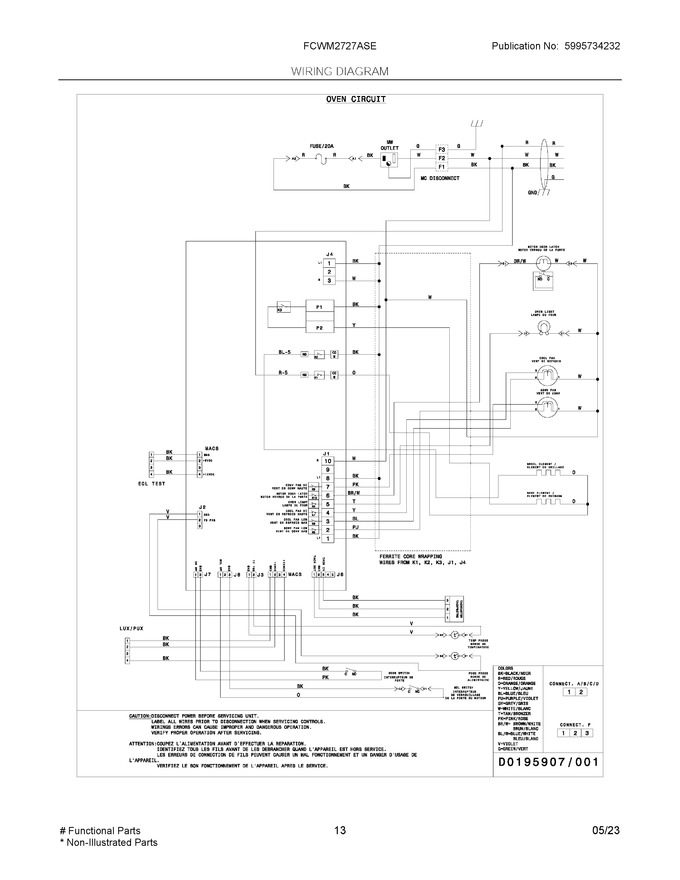 Diagram for FCWM2727ASE