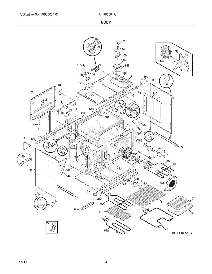 Diagram for FPEF4085KFC