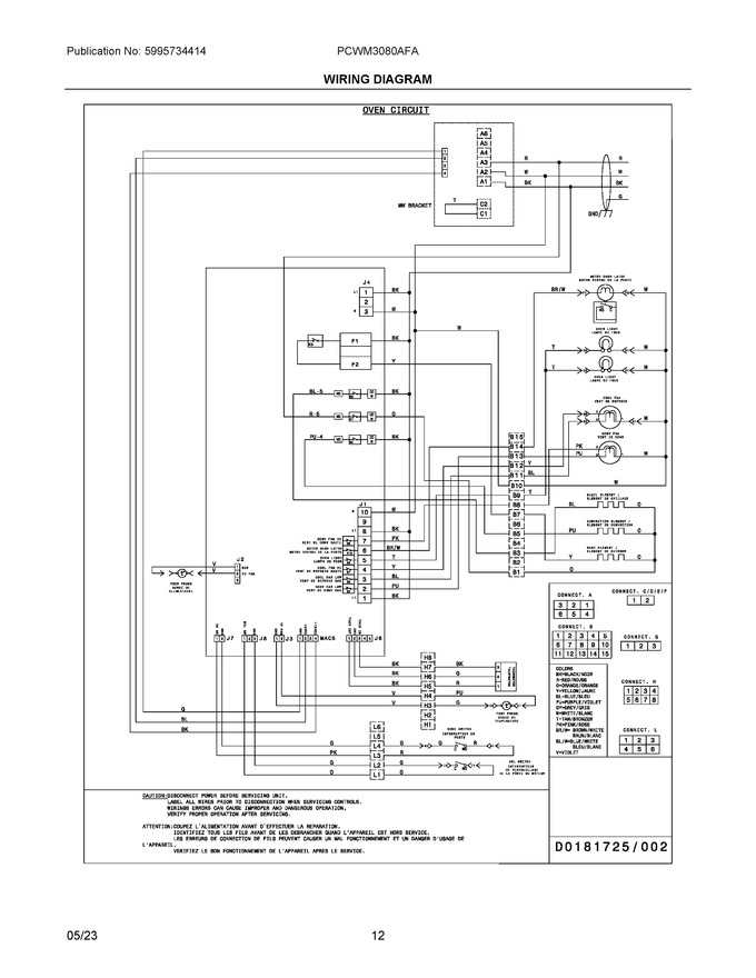 Diagram for PCWM3080AFA