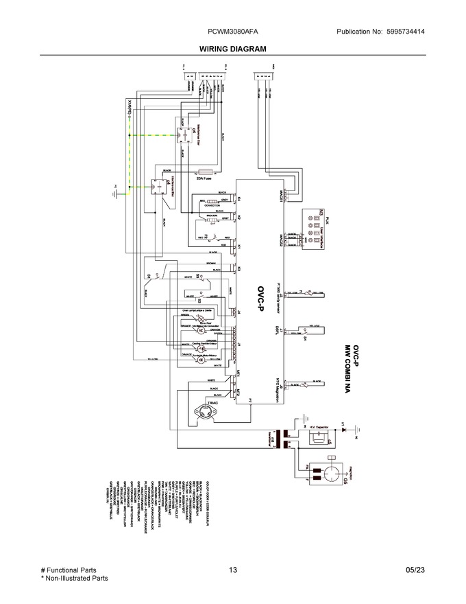 Diagram for PCWM3080AFA