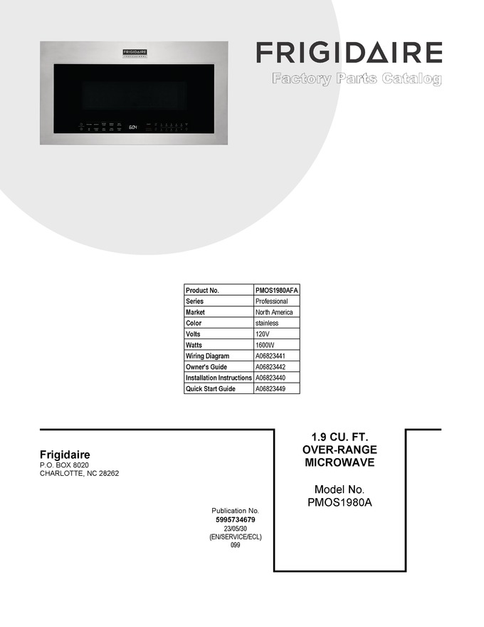 Diagram for PMOS1980AFA