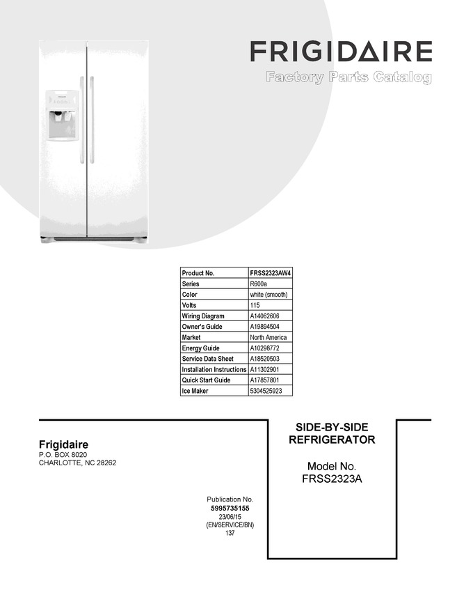 Diagram for FRSS2323AW4