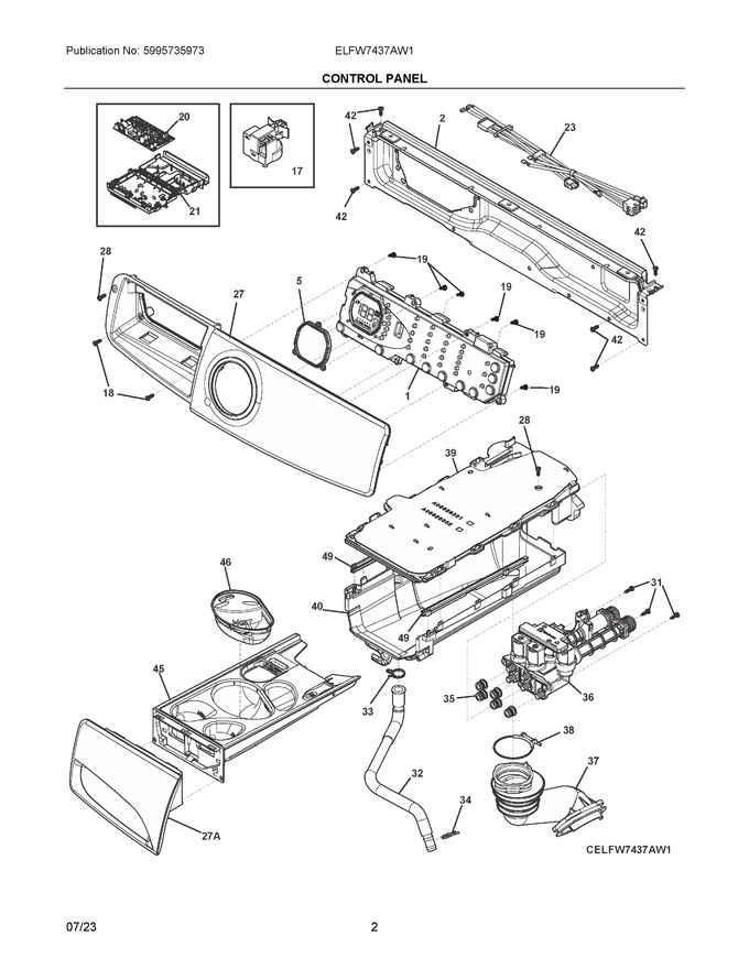 Diagram for ELFW7437AW1