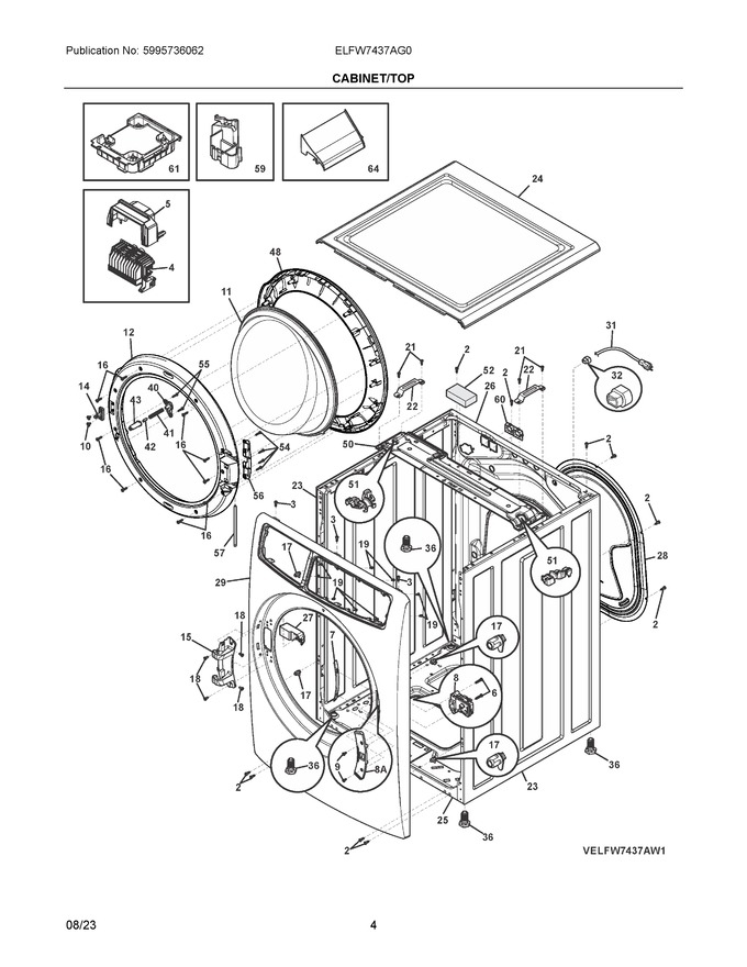 Diagram for ELFW7437AG0