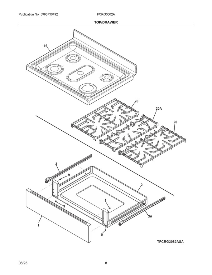 Diagram for FCRG3062AWA