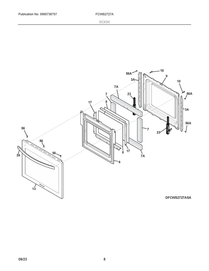 Diagram for FCWS2727AWF