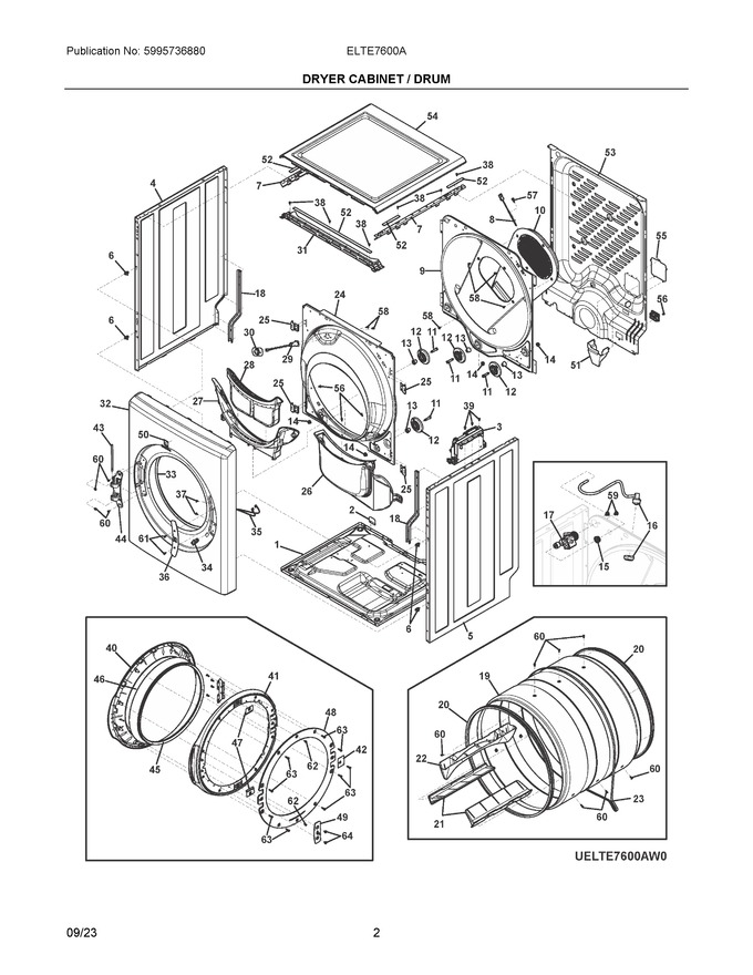 Diagram for ELTE7600AW0