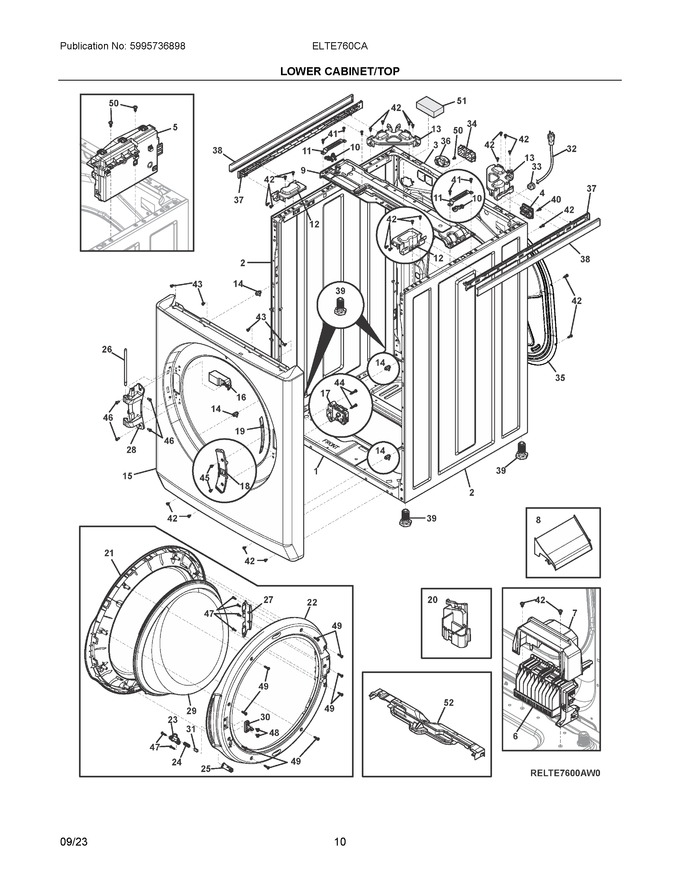 Diagram for ELTE760CAT0