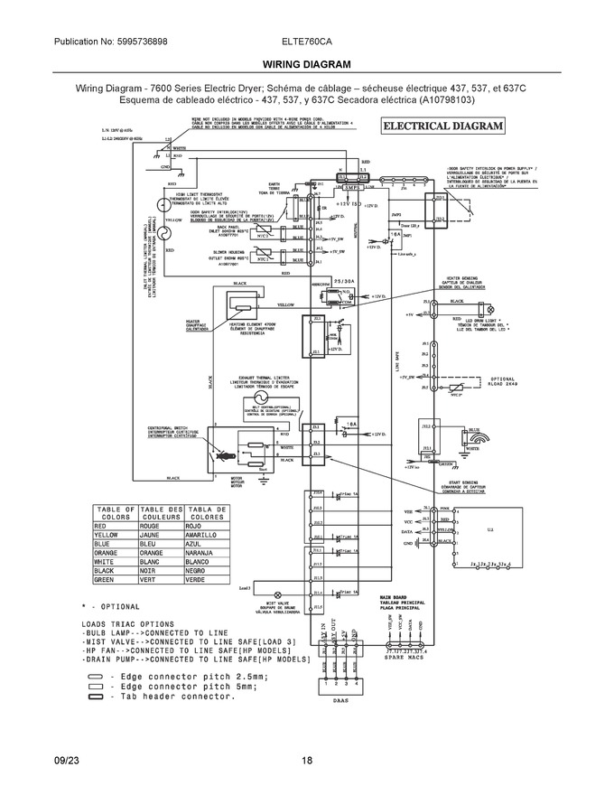 Diagram for ELTE760CAW0