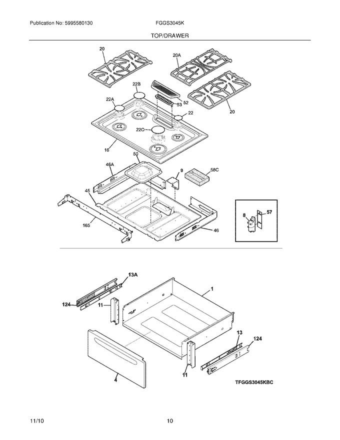 Diagram for FGGS3045KWC