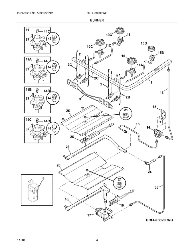 Diagram for CFGF3023LWC