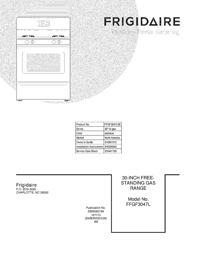 Diagram for FFGF3047LSE