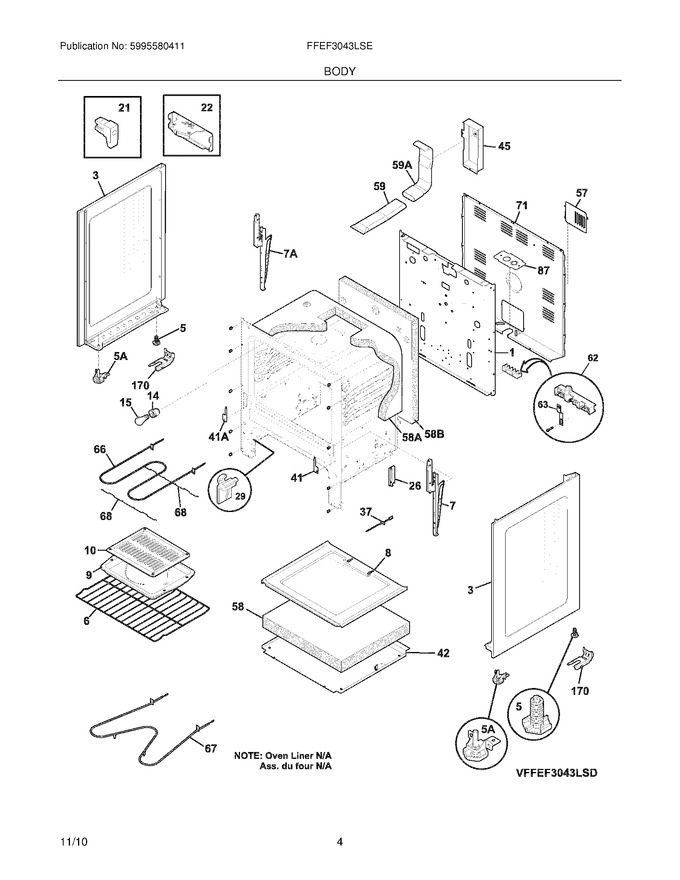 Diagram for FFEF3043LSE