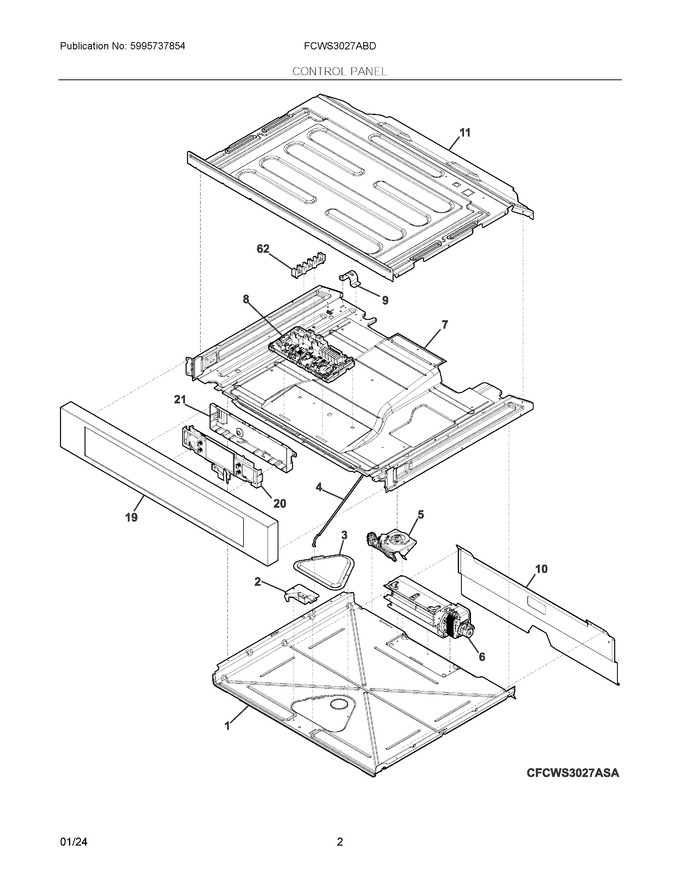 Diagram for FCWS3027ABD