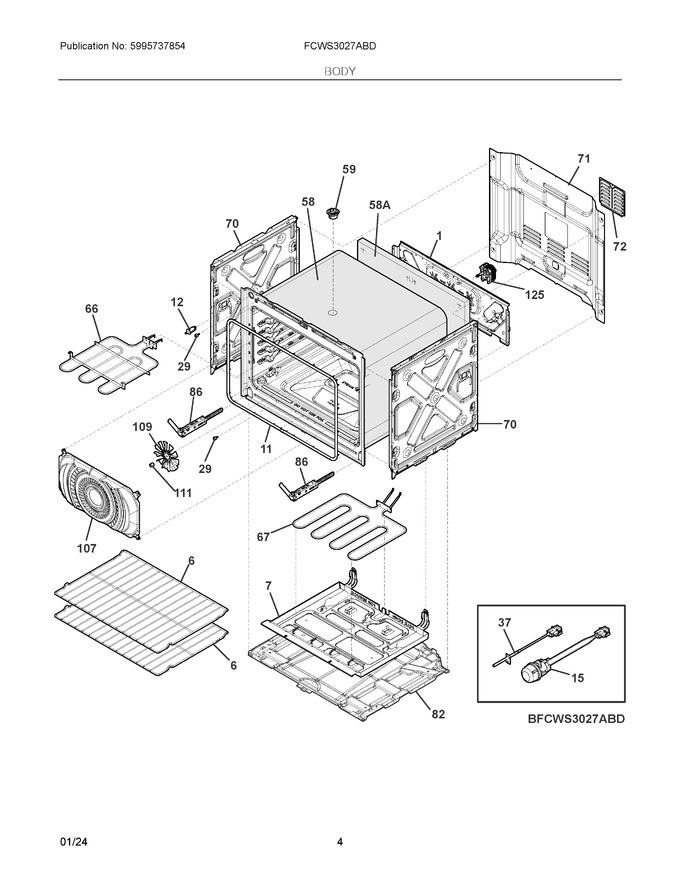 Diagram for FCWS3027ABD